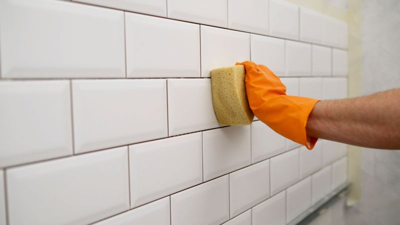 Sealed Shower Grout